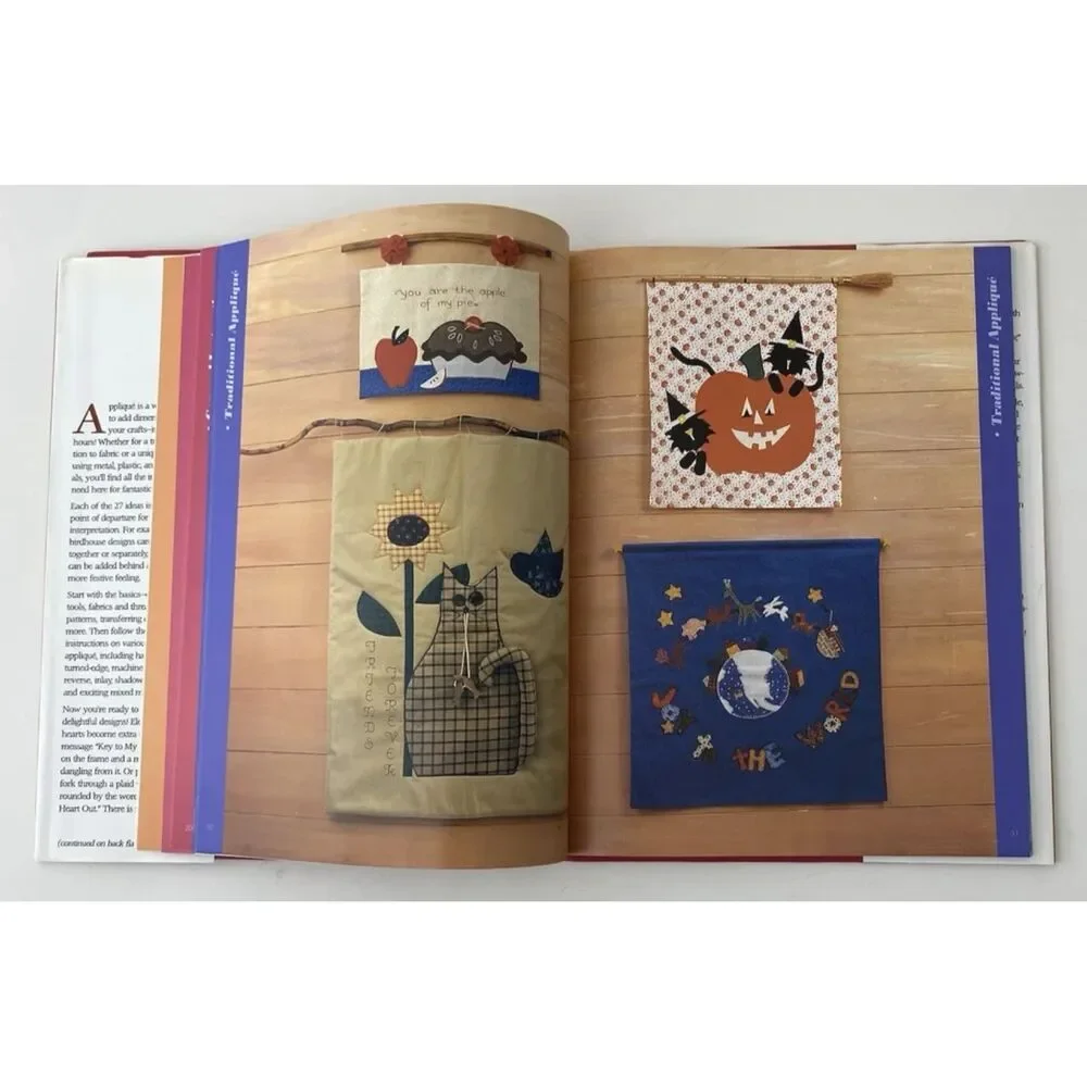 Two-Hour Mini Quilt & Two-Hour Applique : Lot Of 2 VTG Books-Hardcover